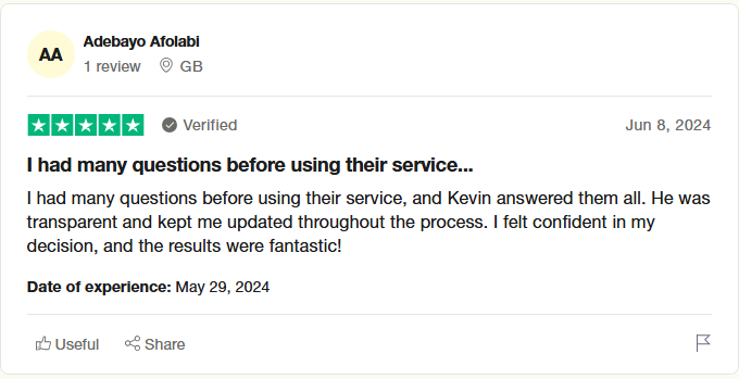 trustpilot review